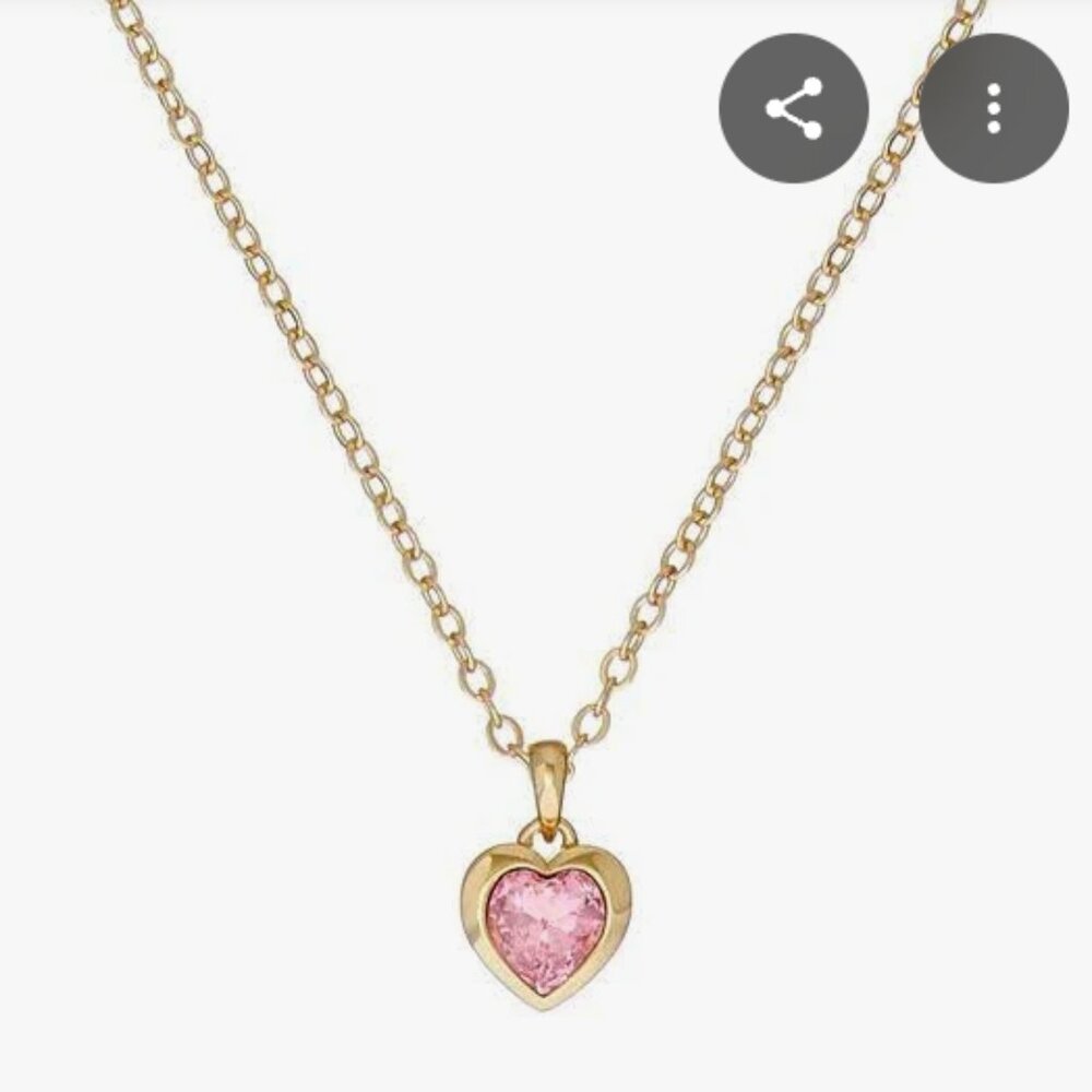 Ted Baker London Gold Necklace with Heart Pendant